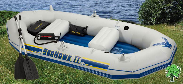 Intex Seahawk II Boat Set  3 Person
